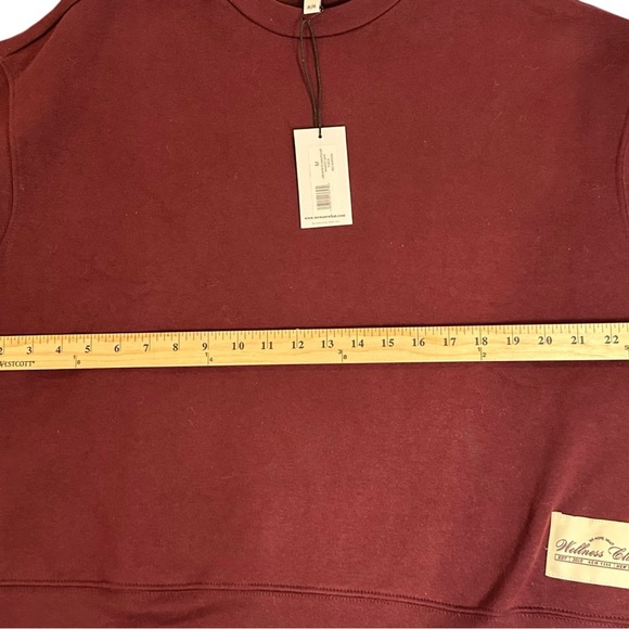 WEWOREWHAT Women’s Sweatshirt, Burgundy, New W/Tags Size Medium. Nice! - Picture 5 of 13